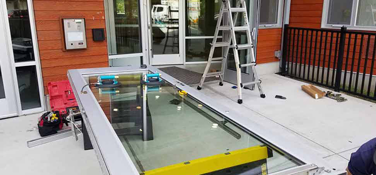 storefront door glass replacement Seaside